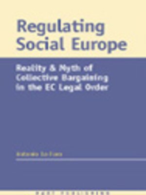cover image of Regulating Social Europe